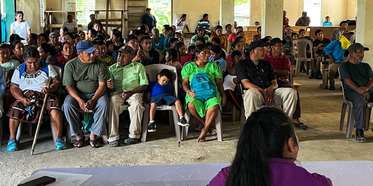 Comunidad San José en Belice da luz verde al Programa Comunidades Vivas