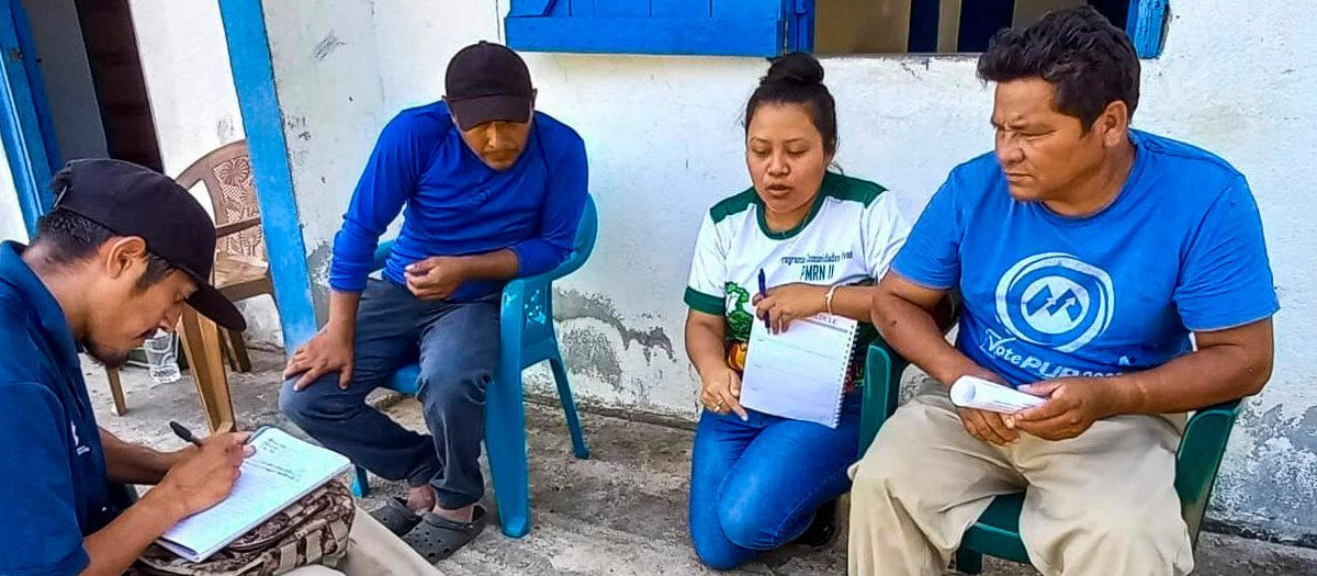 Comunidad de San Benito Poite avanza en la elaboración de su Plan de Conservación