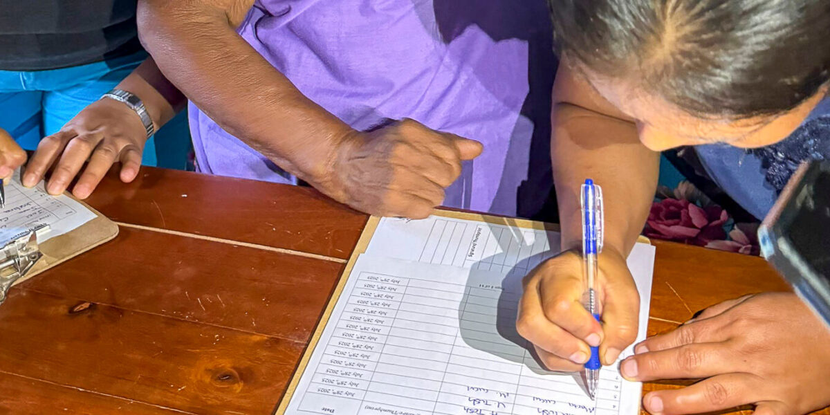 Comunidad Aguacate en Belice da paso firme hacia la implementación del Programa Comunidades Vivas