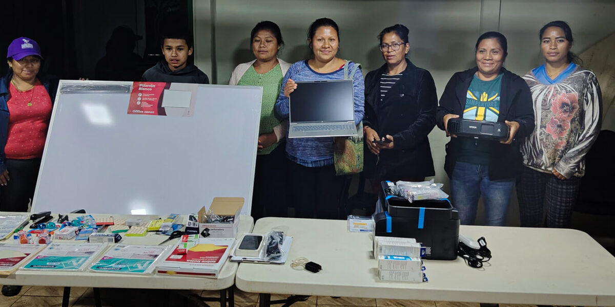 Asociación de Mujeres Cuidadoras de la Tierra recibe apoyo para fortalecer sus capacidades administrativas y operativas