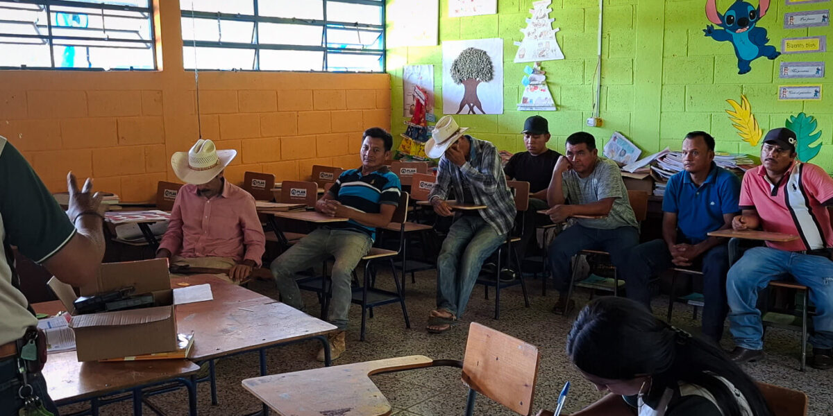 Comunidades de San Luis Jilotepeque fortalecen sus capacidades para prevenir y responder ante incendios forestales