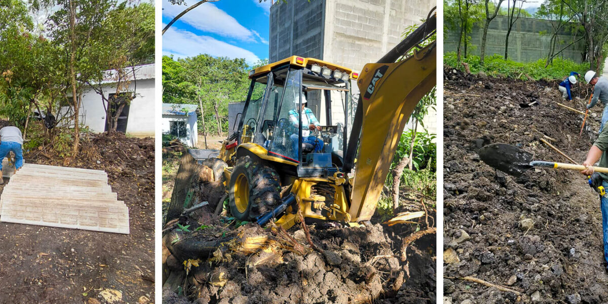 Avanzan las primeras acciones para la construcción del muro perimetral de la Asociación Custodios del Bosque en Guatemala